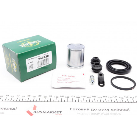 Ремкомплект супорта (заднього) Hyundai Santa Fe 09- (d=43mm) (+ поршень) (Mando)