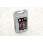 Домкрат бутылочный, 5т пластик, красный H=195/380 <ДК> 