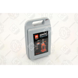 Домкрат бутилочний, 5т пластик, червоний H=195/380 <ДК>