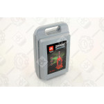 Домкрат бутылочный, 6т пластик, красный H=200/385 <ДК> 