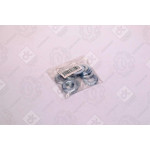 Шайба D внутр. = 20 мм. Плоска ОЦИНКОВАНА (+/-250 гр. = 1 компл.) <ДК> 