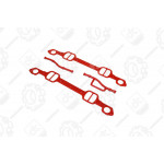 Прокладка п / павук ЗІЛ 130 компл.(червона) <ДК> 