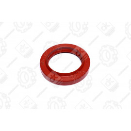 Сальник КПП ЗІЛ лiв обертання 58х84х16 червоний ПРЕМИУМ <ДК>