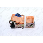 Стяжка вантажу, 5t. 50mm.x5m.(0.5+4.5) прогум. ручка <ДК> 