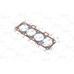Прокладка ГБЦ ВАЗ 2112 82,0 дв. 1.5-1.6 16кл. (Метал) з герметиком (TEMPEST) 