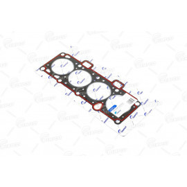 Прокладка ГБЦ ВАЗ 2108 76,0 без азбесту, з герметиком (TEMPEST)