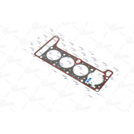 Прокладка ГБЦ ВАЗ 2101 76,0 без азбесту, з герметиком (TEMPEST)