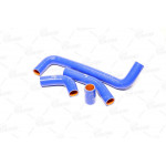 Патрубок радіатора ВАЗ 2105 з алюм. радіатором (компл. 4 шт. силікон) (TEMPEST) 