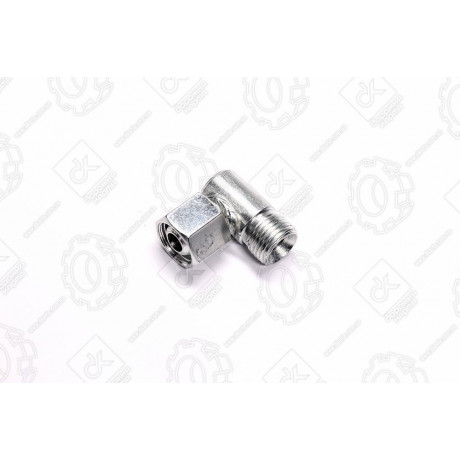 Штуцер угловой M16*1.5-M16*1.5 с гайкой S 19 <ДК>