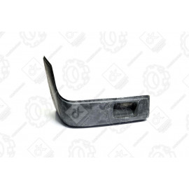 Буфер бампера Богдан 092 перед. правий (ікло) чорний посилений <ДК>