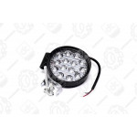 Фара LED кругла 42W, 14 ламп, 116 * 137,5мм СТАНДАРТ <ДК> 