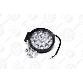 Фара LED кругла 42W, 14 ламп, 116 * 137,5мм СТАНДАРТ <ДК>