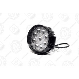 Фара LED кругла 27W, 9 ламп, 5D <ДК>