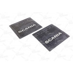 Бризговики 45x40x4 з обємною написом SCANIA (TEMPEST) 