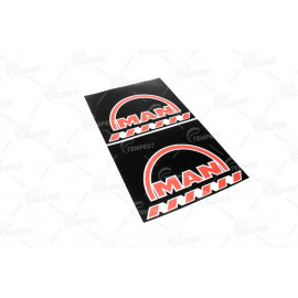 Бризговики 500X600X4 (кольоровий) з написом MAN (TEMPEST)