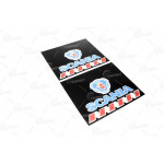 Бризговики 500X600X4 (кольоровий) з написом SCANIA (TEMPEST) 