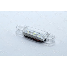 Ліхтар габаритний 24V LED білий (9 діодів, 3 ряди) (TEMPEST)