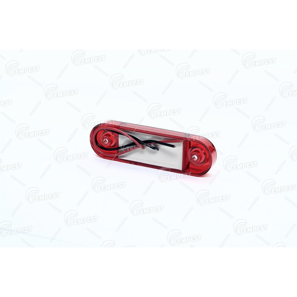 Ліхтар габаритний 24V LED червоний (9 діодів, 3 ряди) (TEMPEST)