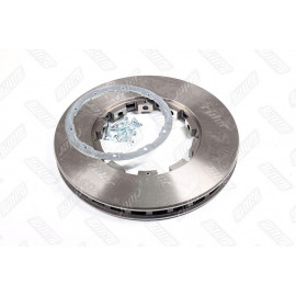 Диск гальмівний з кріпленням (кільце) DAF CF65 / 75/85, XF95 (RIDER)