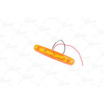 Фонарь габаритний 24V LED жовтий (9 дiодiв, 1 ряд) (TEMPEST) 