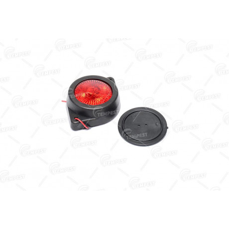 Фонарь габаритный 24V LED красный (таблетка) (TEMPEST)