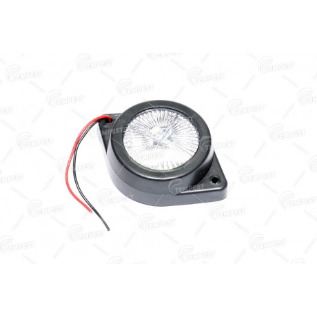 Фонарь габаритный 24V LED белый (таблетка) (TEMPEST)