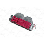 Ліхтар габаритний 24V LED червоний (3 діода) (TEMPEST) 