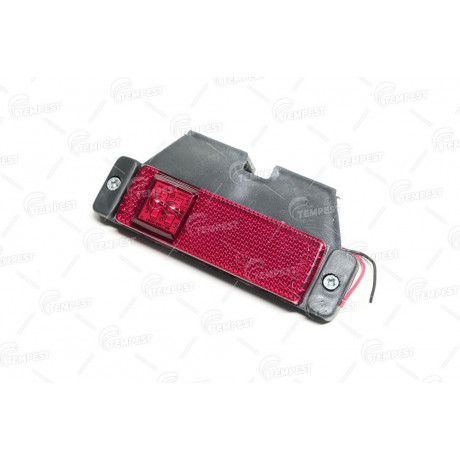 Ліхтар габаритний 24V LED червоний (3 діода) (TEMPEST)