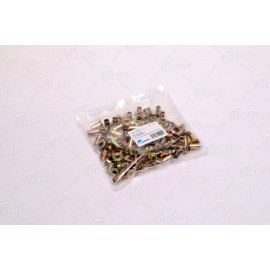 Заклепка 8х15 накладки барабанів гальма (трубчаста) (100 шт.) (TEMPEST)