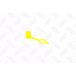 Ковпачок прес-маслянки (пластик жовтий) (RIDER) 