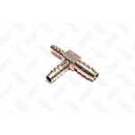 Зєднувач трійник редукція 8x10x12 мм зубчастий для трубки (метал) (RIDER) 