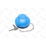 Пластикова Синя кришка бака IVECO 60 мм (з ключем) (RIDER) 