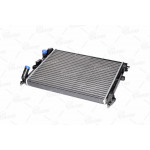 Радіатор охолодження DACIA LOGAN 04- (з сеснс. отв.)  (TEMPEST) 