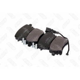 Колодка гальм. диск. STANDARD  VW TRANSPORTER (T5) 03- (з датч.) задн. (RIDER)