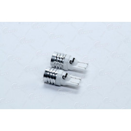 Лампа LED б / ц габарит і панель приладів T10-1LED 24V High Power Led WHITE 2шт. блістер <TEMPEST>