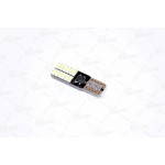 Лампа LED б/ц  габарит,панель приладiв, салон 12V T10(W5W) W2.1x9.5D 24SMD CANBUS N.P WHITE<TEMPEST> 