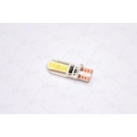 Лампа LED б/ц  габарит,панель приладiв, салон 12V T10 (W5W) W2.1x9.5D 2COB  WHITE  <TEMPEST> 