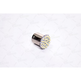 Лампа LED покажчиків поворотів і стоп-сигналів 12V R5W BA15S 22SMD WHITE <TEMPEST>