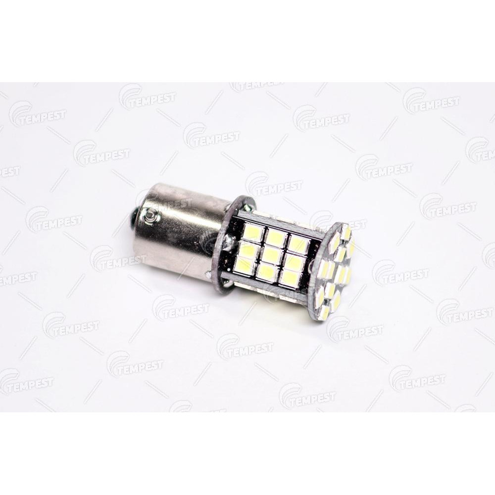 Лампа LED  указателей поворотов и стоп-сигналов 24V BA15S 48SMD WHITE<TEMPEST>