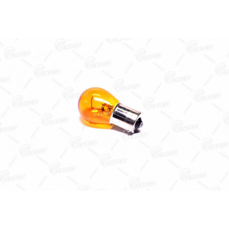 Лампа указателей поворотов и стоп сигналов 24V 21W BA15S Amber <TEMPEST>