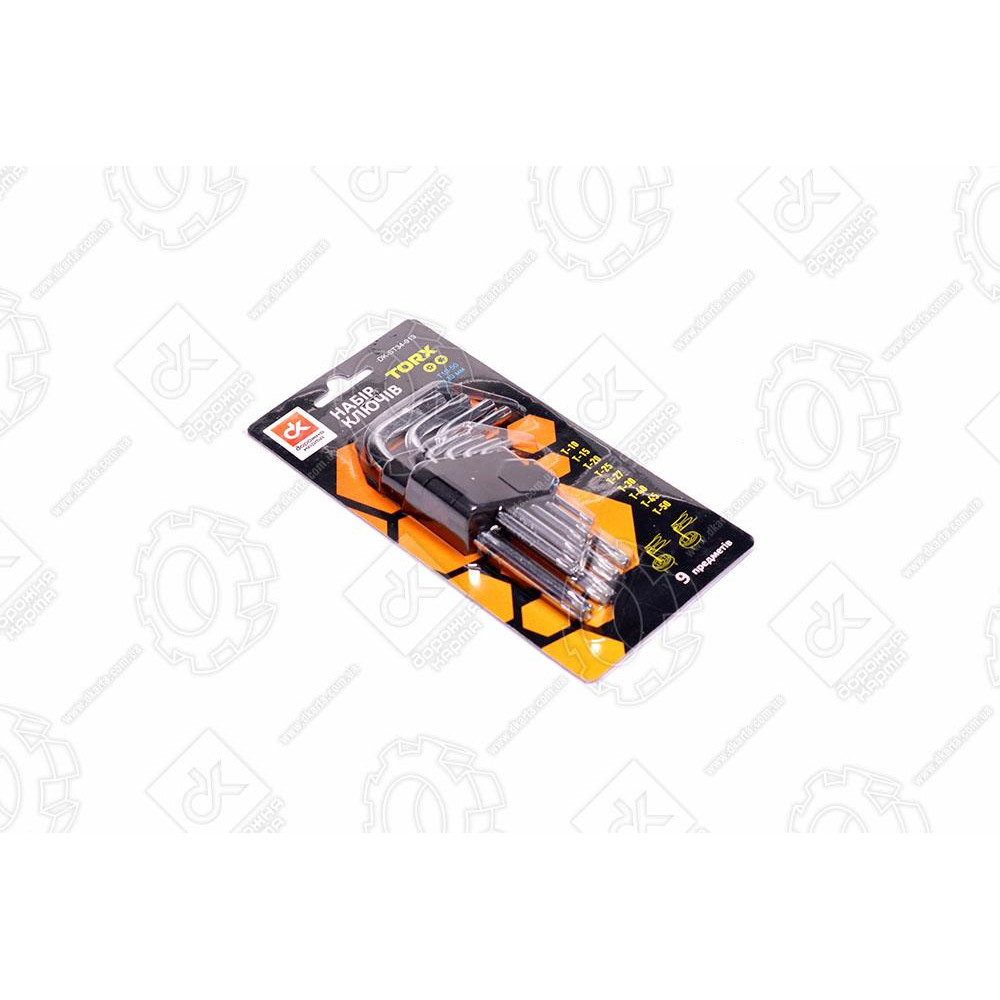 Набор ключей TORX 9 пр., Т10-50, L=130 мм <ДК>