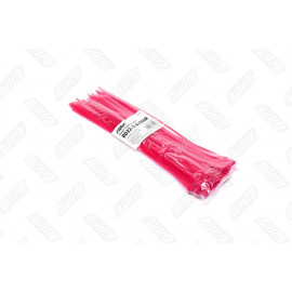 Хомут пластиковий 3.6х300мм. червоний 100шт./уп. <RIDER>