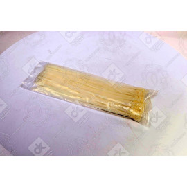 Хомут пластиковий 9х430мм. білий 100шт./уп. <ДК>