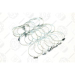 Хомут затяжний оцинкований 70-90мм. Germany-Тип, 1уп./20шт. <ДК> 