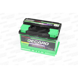 Акумулятор 75Ah-12v DECARO MASTER (278х175х190), R, EN680