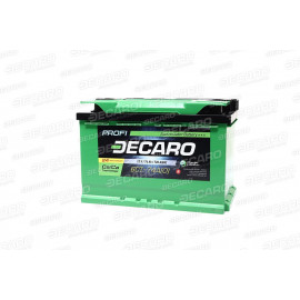 Акумулятор   74Ah-12v DECARO PROFI (276х175х190),R,EN720