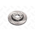 Диск гальмівний DAEWOO LANOS передній SPORT з перфорацією (R14) (RIDER) 