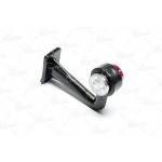 Ліхтар габаритний 24V / 20 см. (Двоколірний кутовий 90 гр.) LED (TEMPEST) 