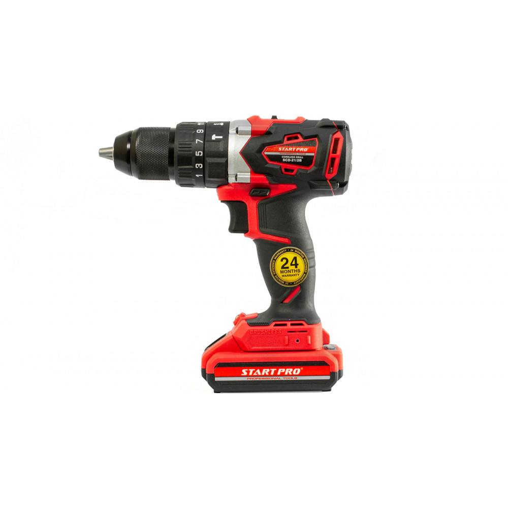 Шуруповерт аккумуляторный Start Pro SCD-21/2В BRUSHLESS