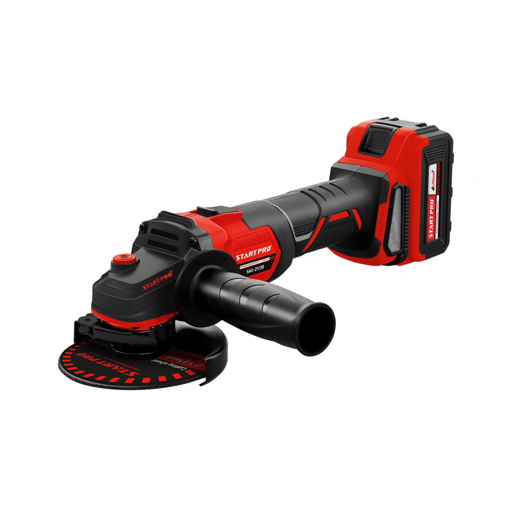 Шлифмашина угловая аккумуляторная Start Pro SAG-21/2B BRUSHLESS